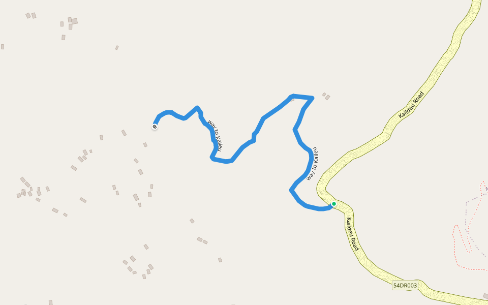 way to Kaileu walking route map in Syalapakha