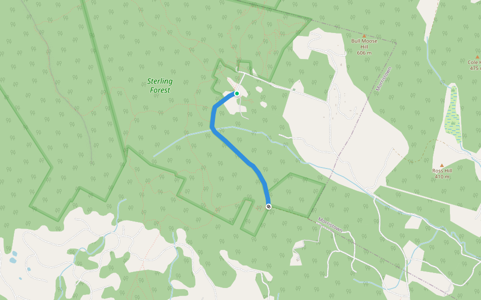 Maple Run in Vermont | Walking Map