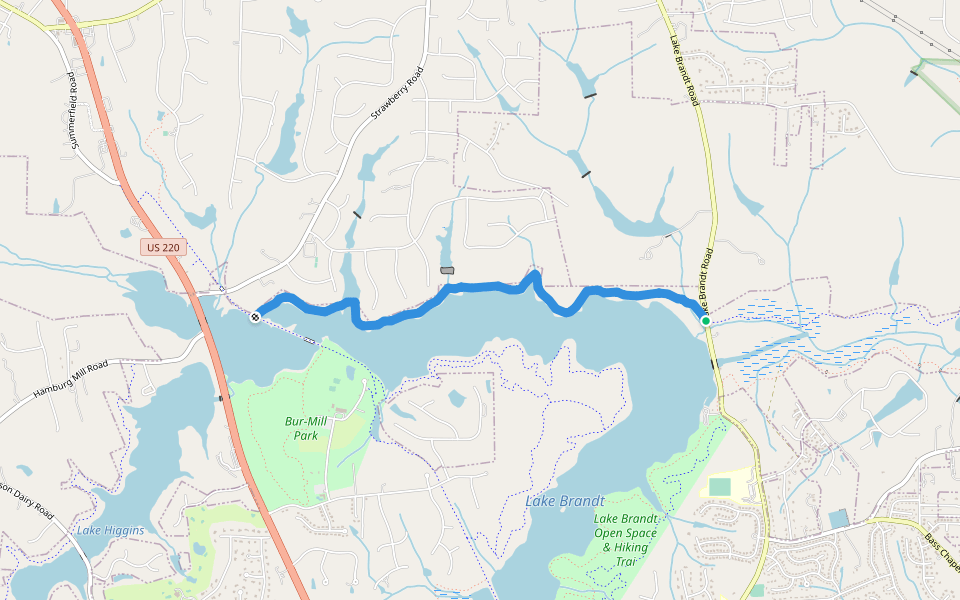 Piedmont Trail Hiking Summerfield, North Carolina Pacer