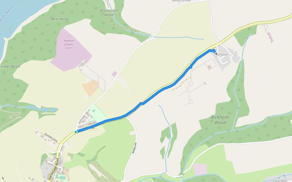 Newton Ferrers to Collaton Footpath Hiking Trail England Pacer