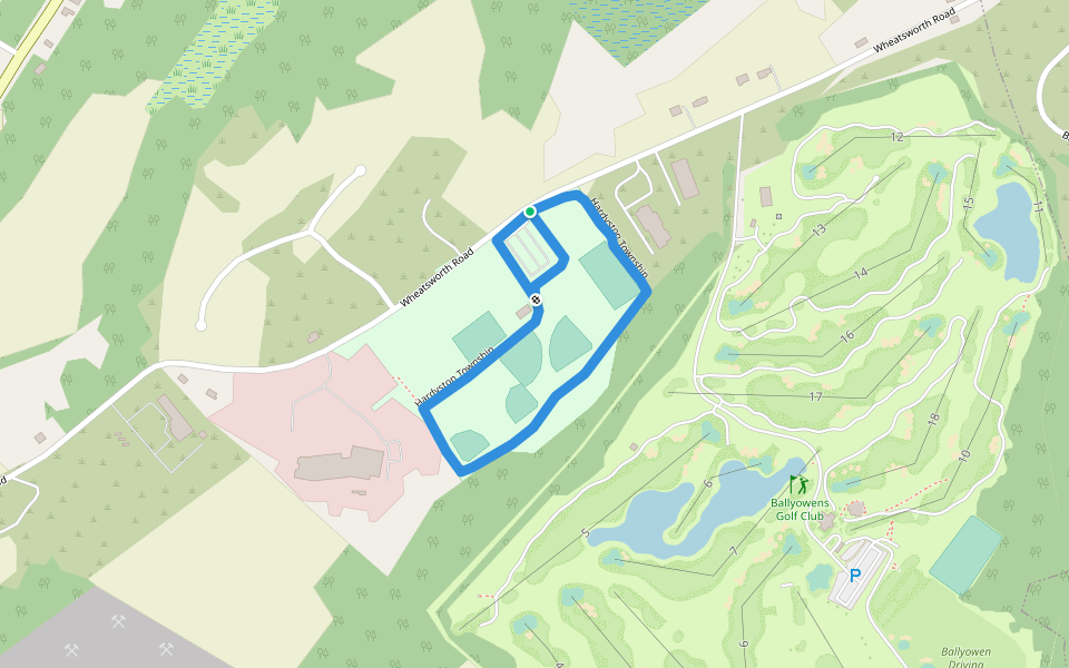 Hardyston Township walking route map in Hamburg