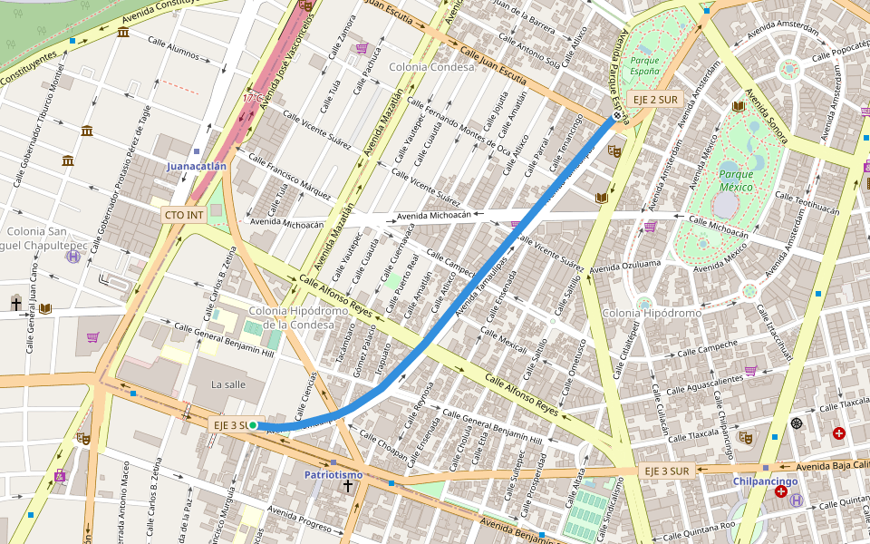 Acera Calle Tamaulipas