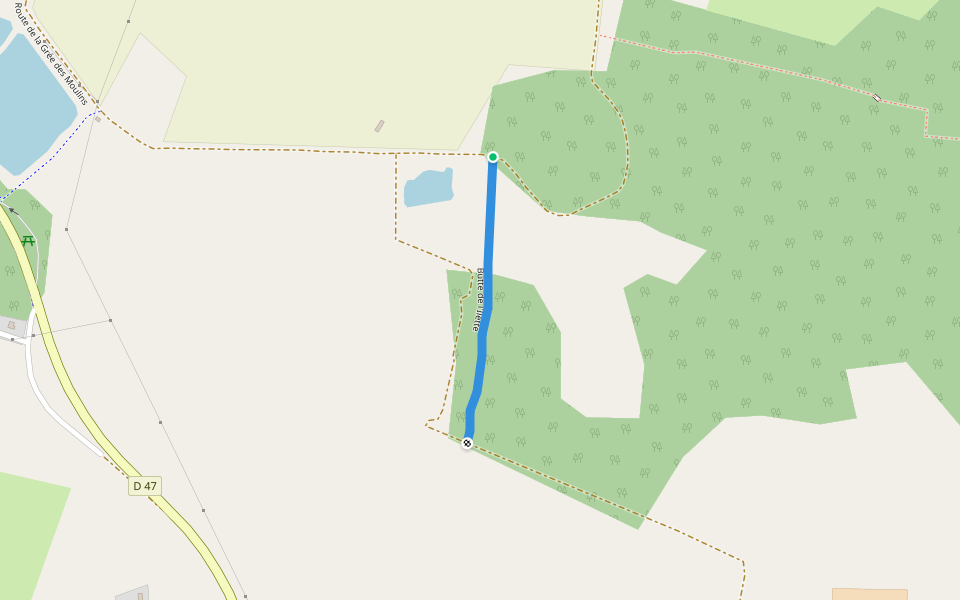 Butte de l'Ilette walking route map in Herbignac