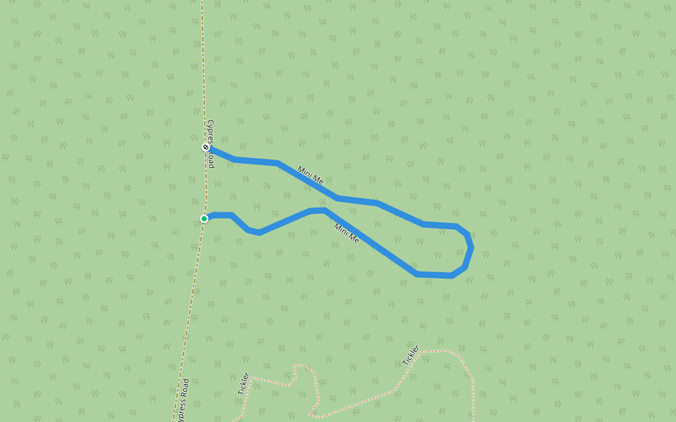Mini Me walking route map in Tabbimoble