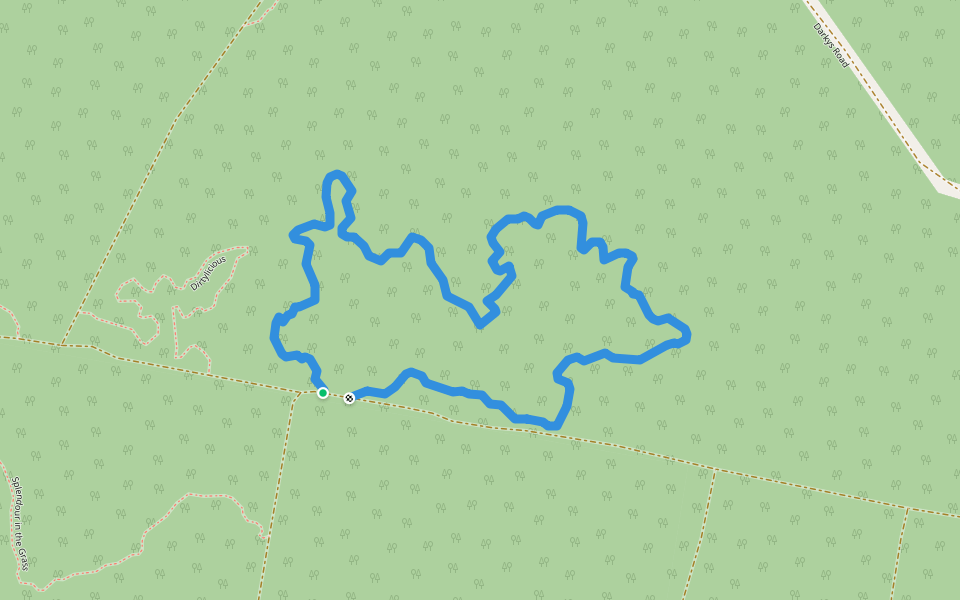 Anxiety Reducer walking route map in Tabbimoble