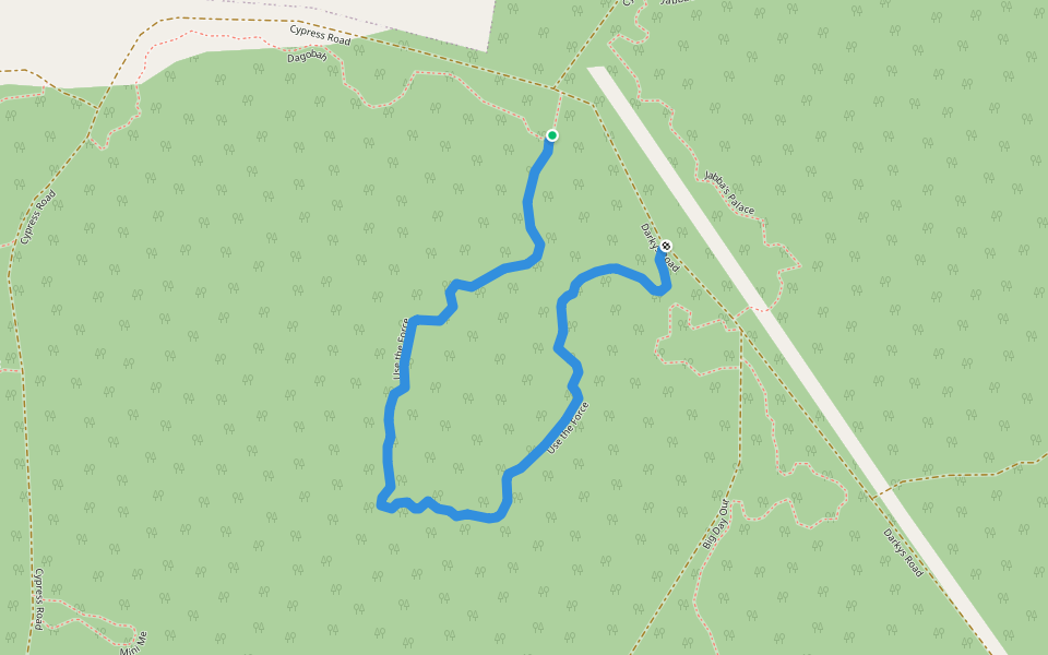 Use the Force walking route map in Tabbimoble