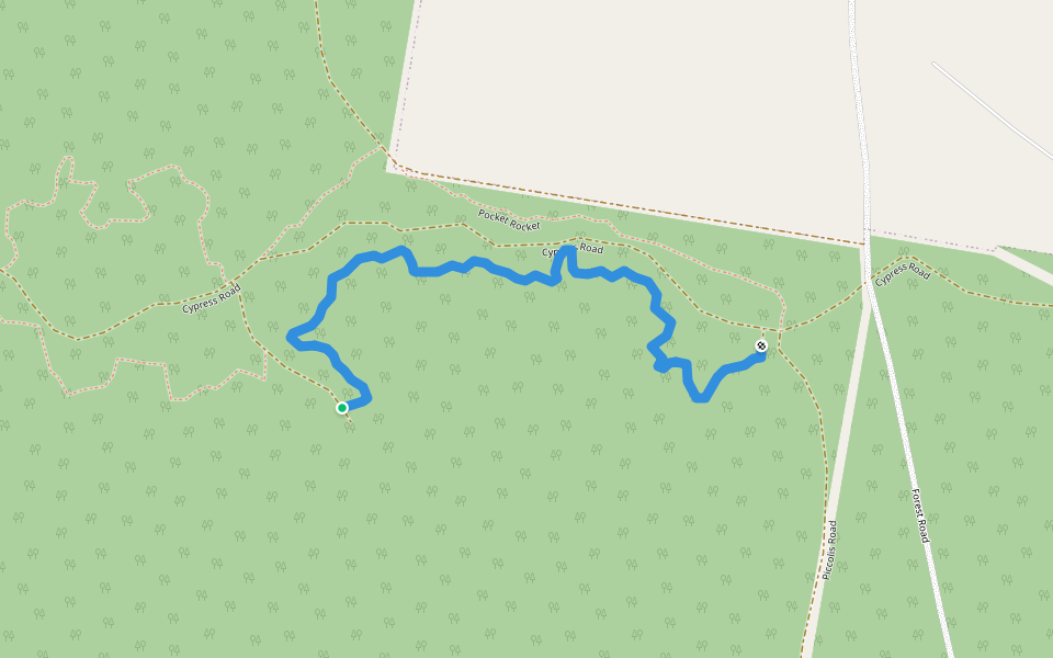 Yabba Dabba Do walking route map in Tabbimoble