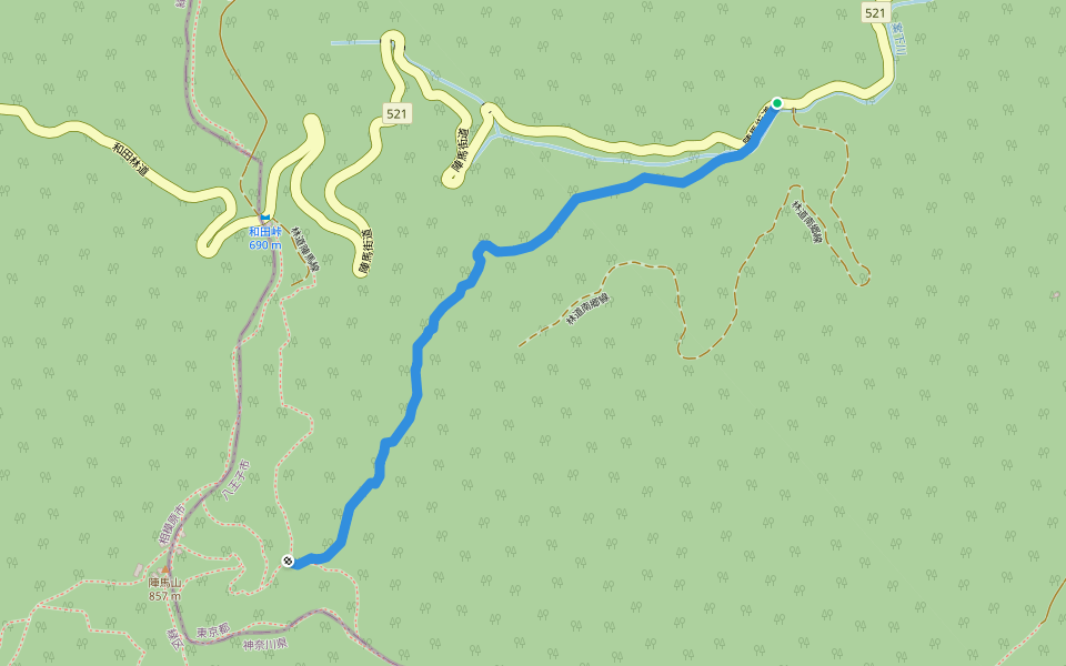 陣馬山新ハイキングコース