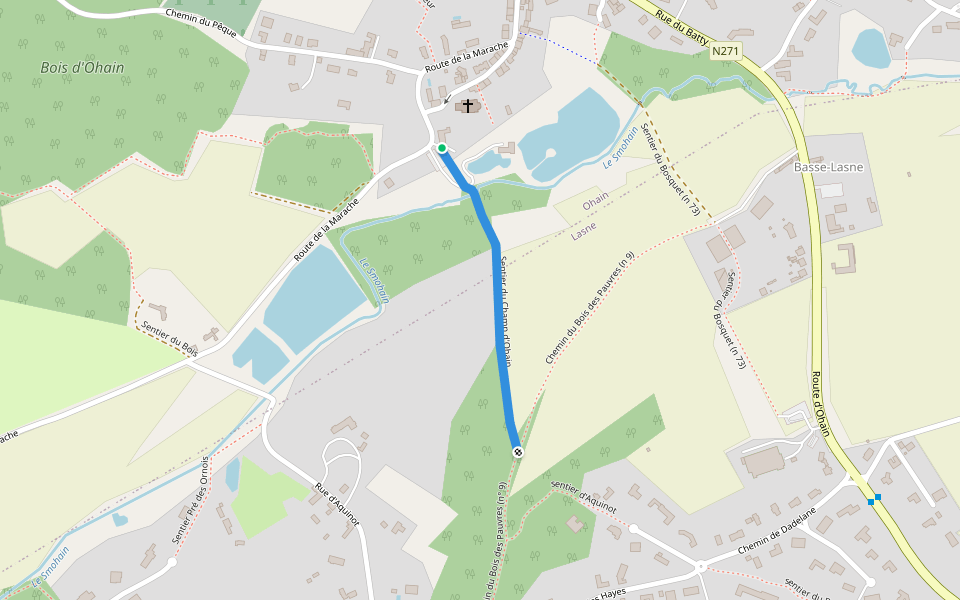 Sentier du Champ d'Ohain