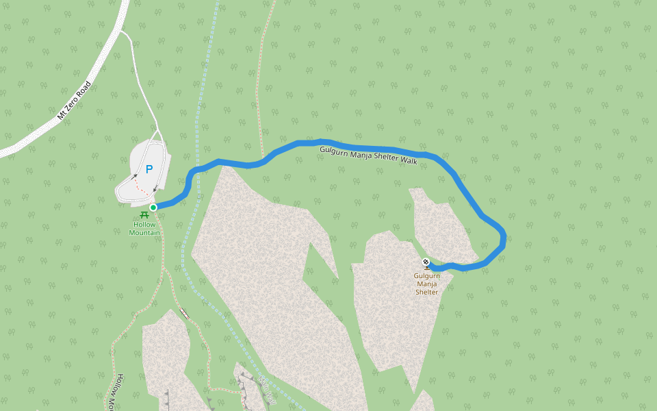 Gulgurn Manja Shelter Walk walking route map in Laharum