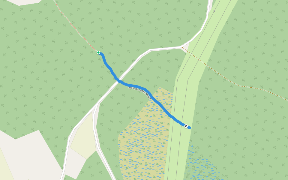 Mosätts Skoterklubb walking route map in Överberg