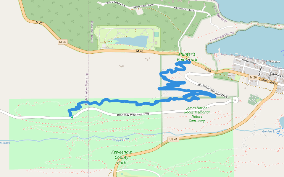 The Flow walking route map in Mohawk