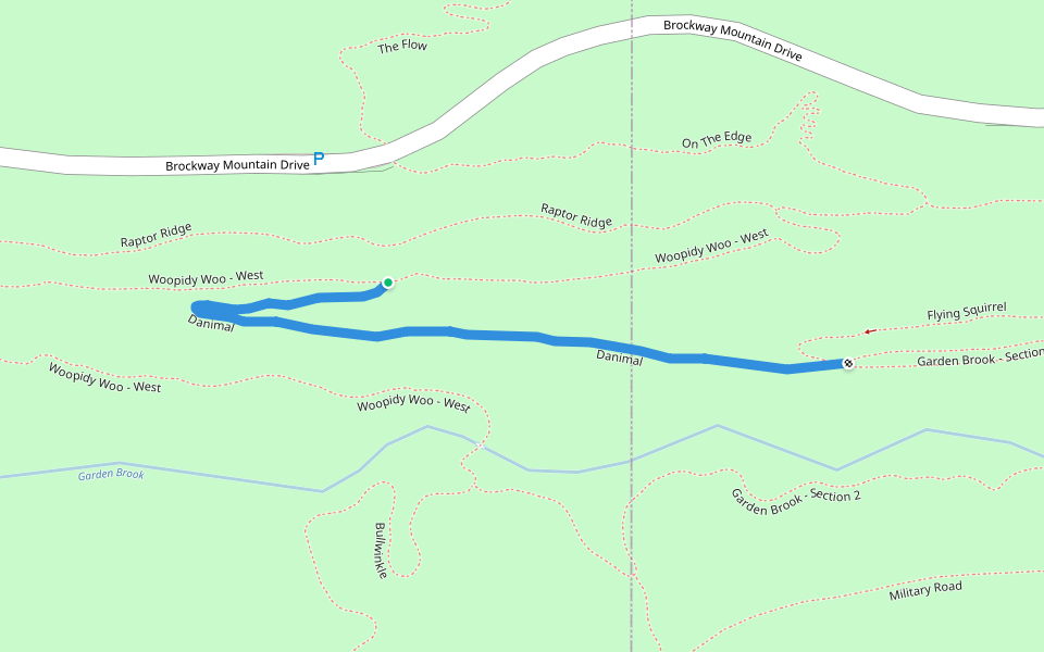 Danimal walking route map in Mohawk