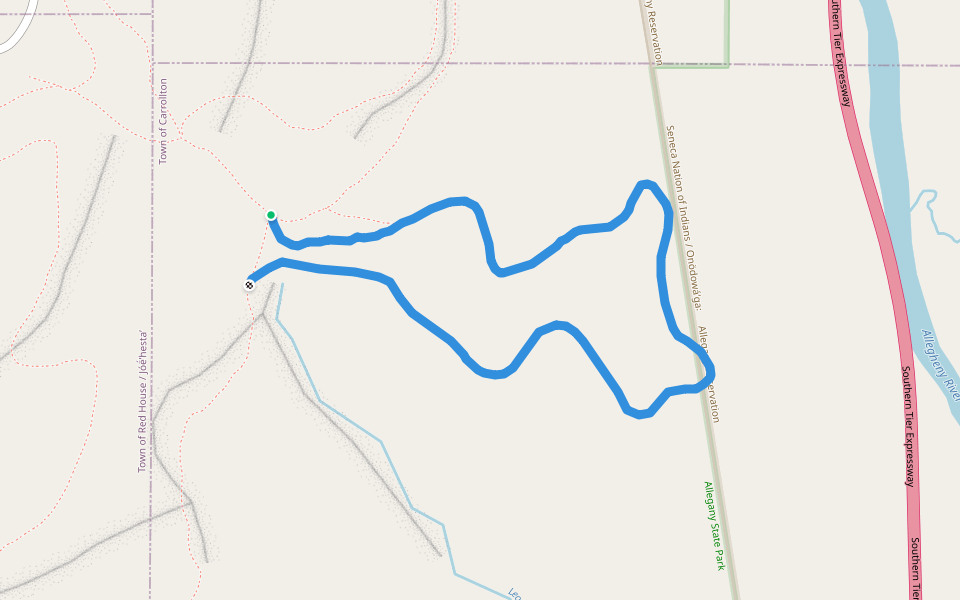 Leonard Run Loop Trail Limestone, New York Pacer