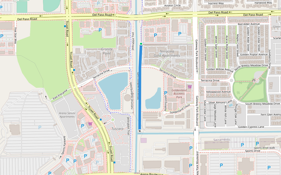 terracina walking path