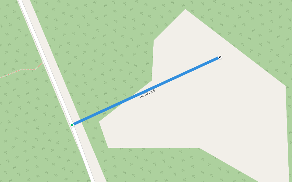 на 103 д 5 walking route map in Tyva