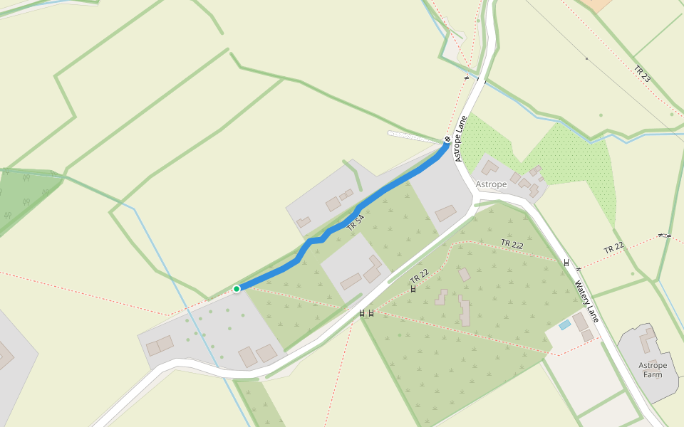 TR 54 walking route map in Astrope