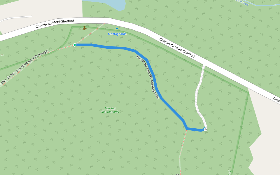 Sentier du Parc des Montagnards