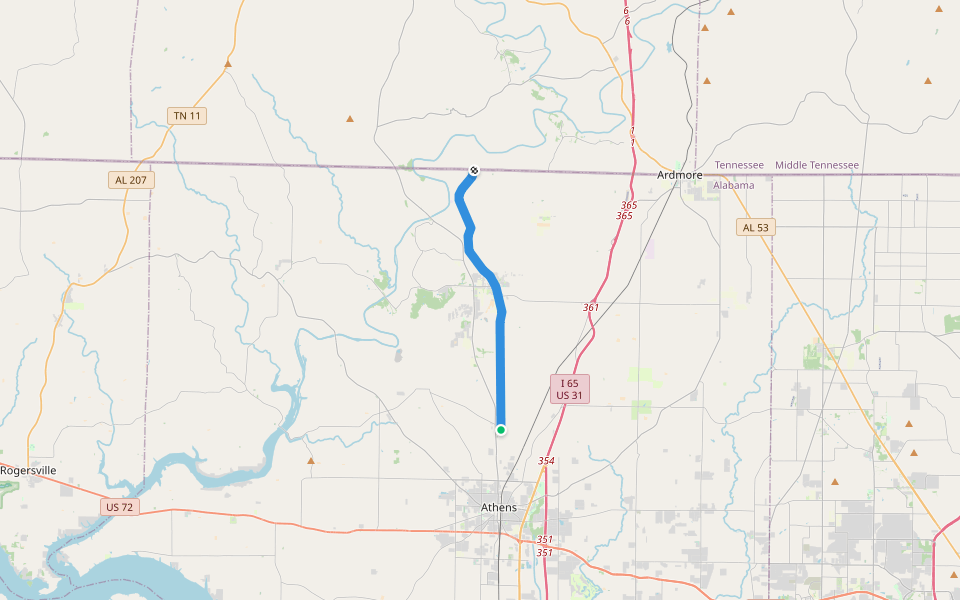 Richard Martin Trail walking route map in Athens