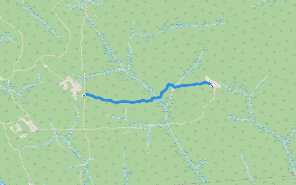 Mussefeli walking route map in Nkolekoul