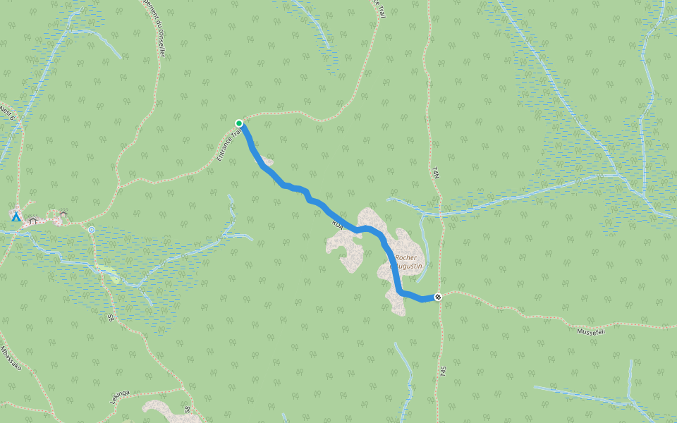 RDA walking route map in Nkolekoul