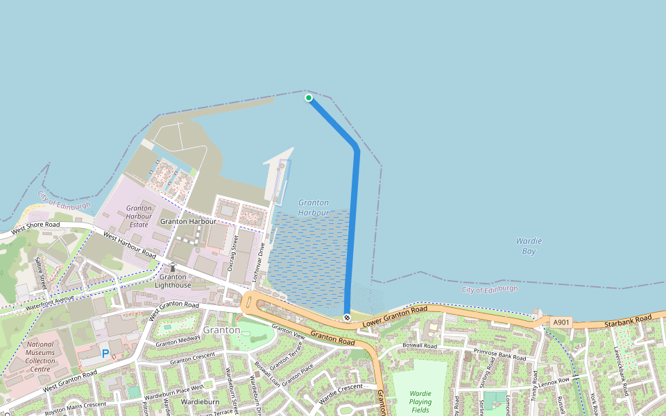 Eastern Breakwater Walking And Running Trail Edinburgh, Scotland Pacer