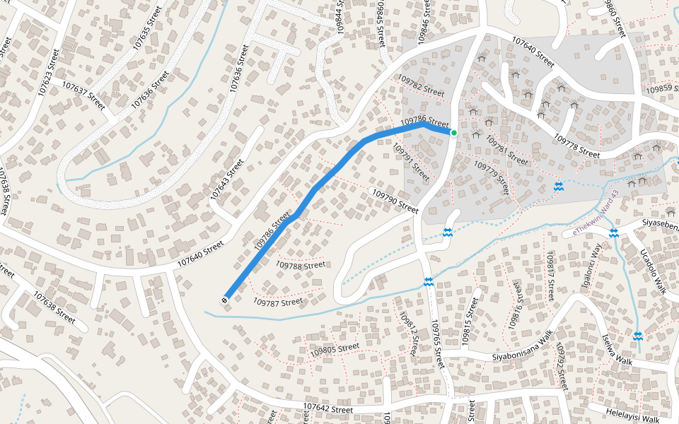 109786 Street Walking And Running Trail - Inanda, KwaZulu-Natal | Pacer