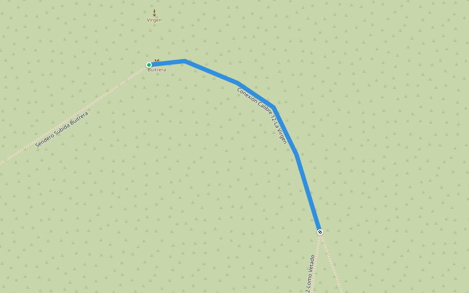 12 Gauge Connection-La Virgen walking map