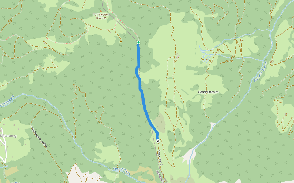 Adlerweg - Wanderweg 2 walking route map in Pechkaser