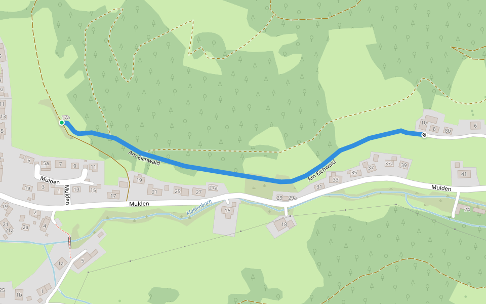 Am Eichwald walking route map in Münstertal/Schwarzwald