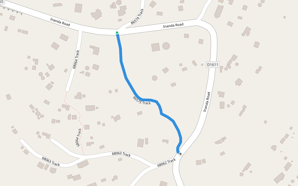 86575 Track walking route map in Ngqungqulu