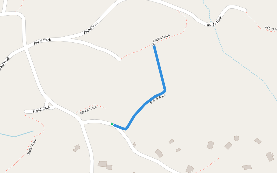 86068 Track walking route map in Hillcrest