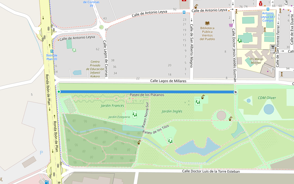 Paseo de los Plátanos