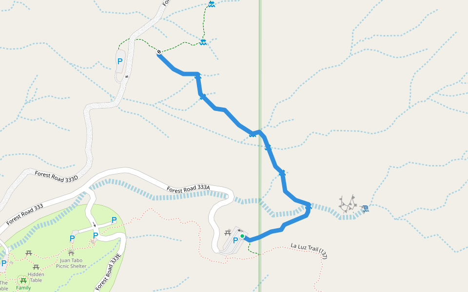 Piedra Lisa - La Luz Link Trail (137C)