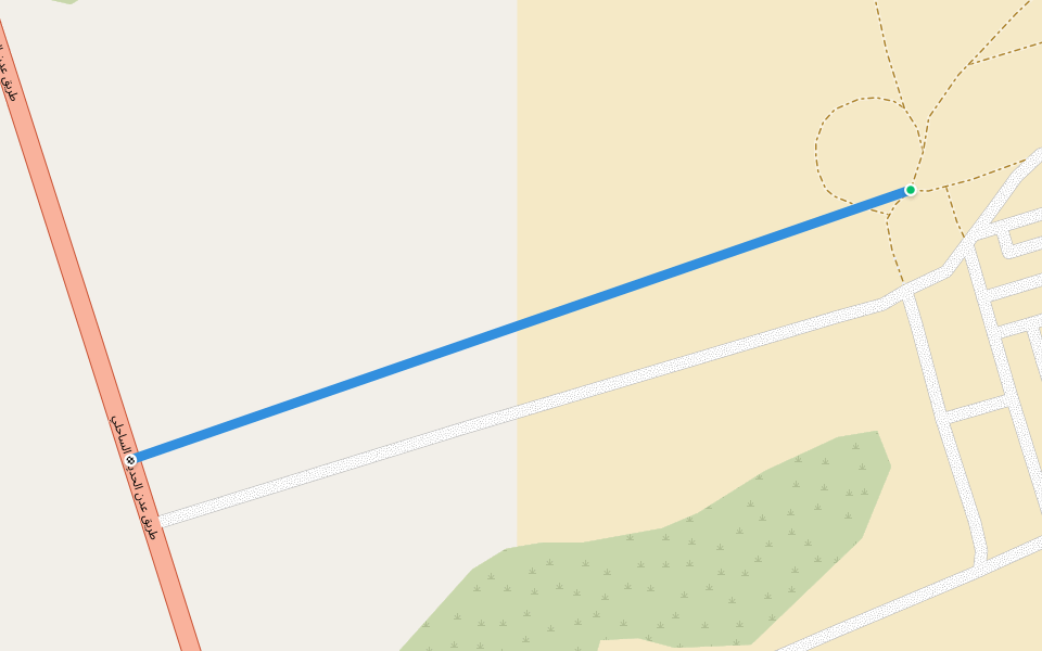 شارع عشرين walking route map in Ad Durayhimi