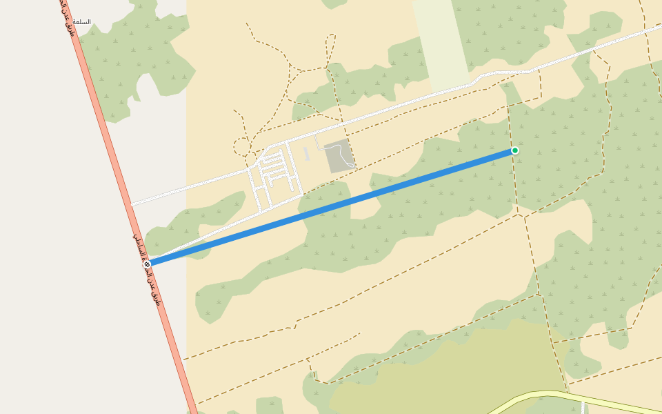 شارع 40 walking route map in Ad Durayhimi