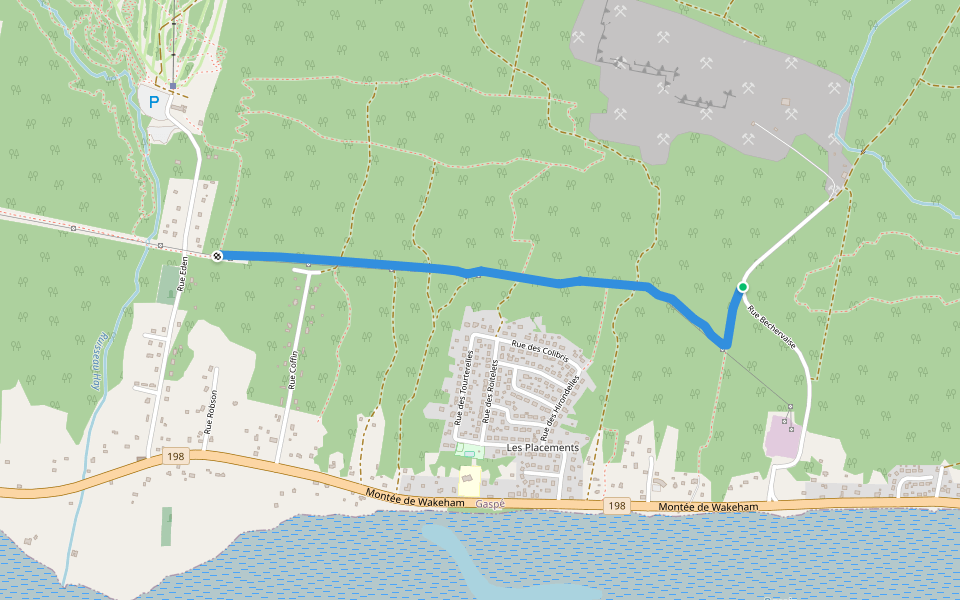 Gaspé à Béchervaise