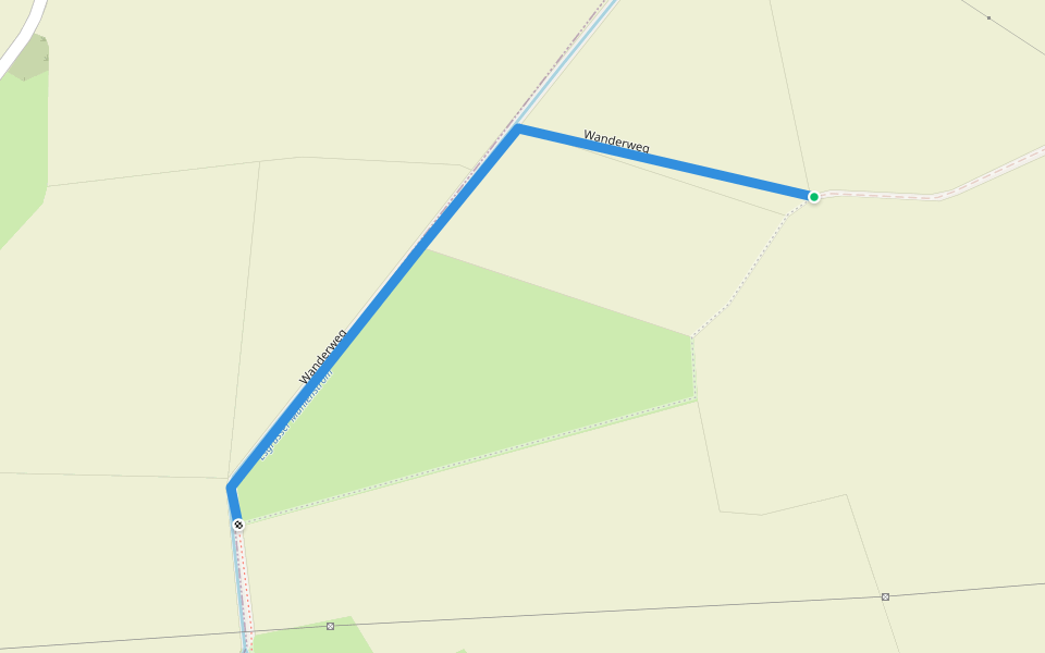 Wanderweg walking route map in Esgrus