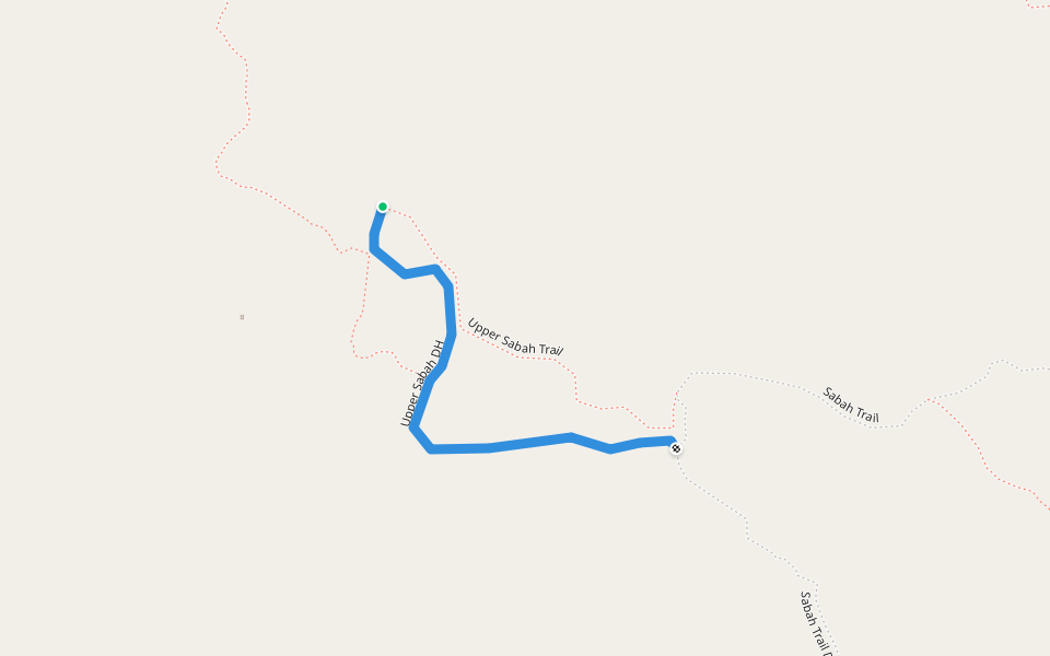 Upper Sabah DH walking route map in Arayat