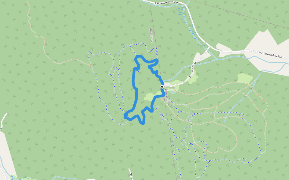 Tatooine walking route map in Huntington