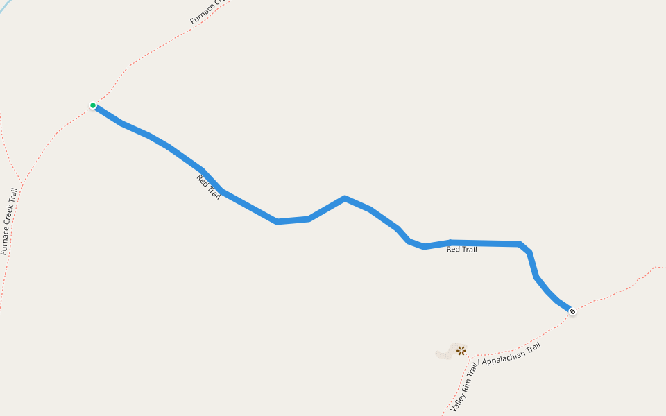 Red Trail walking route map in Kempton