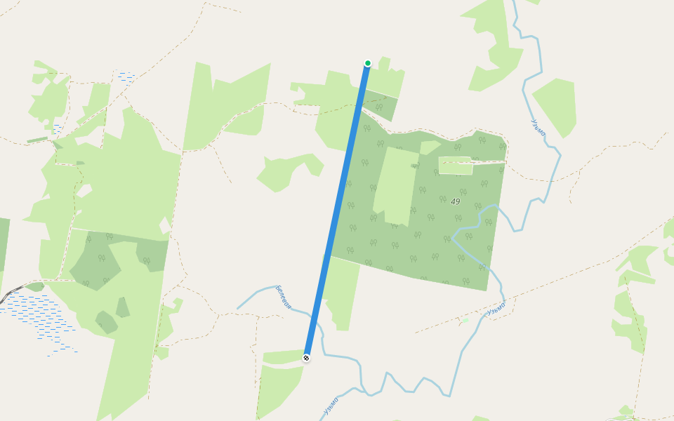 прим кв walking route map in Bashapino