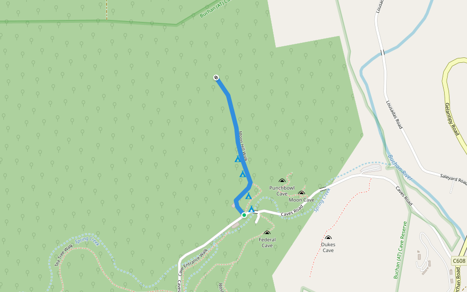 Moon Hill Walk walking route map in Buchan