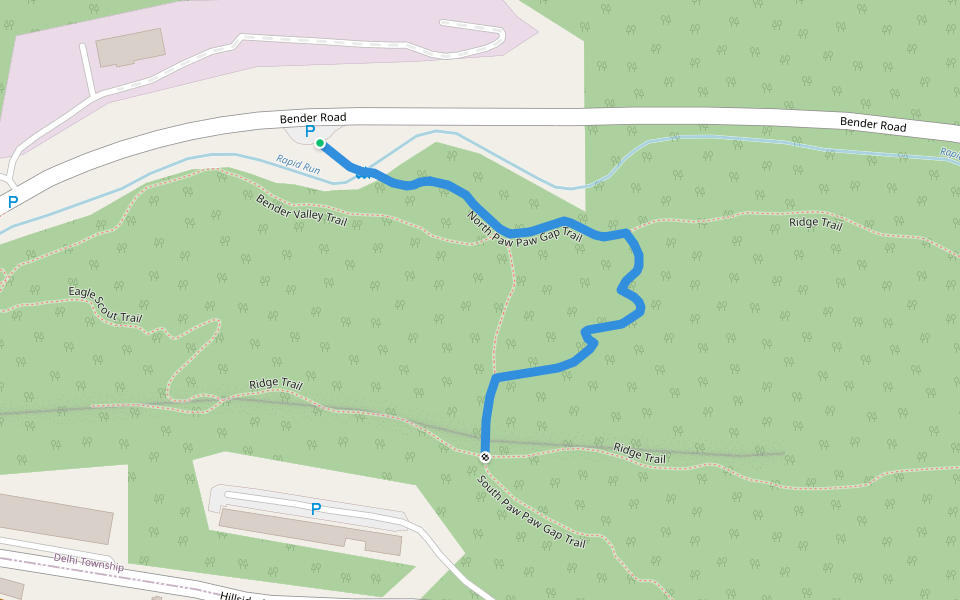 North Paw Paw Gap Trail