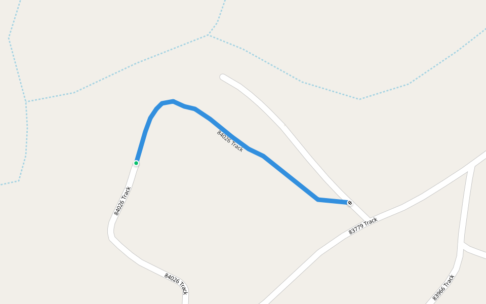 84026 Track walking route map in Cele