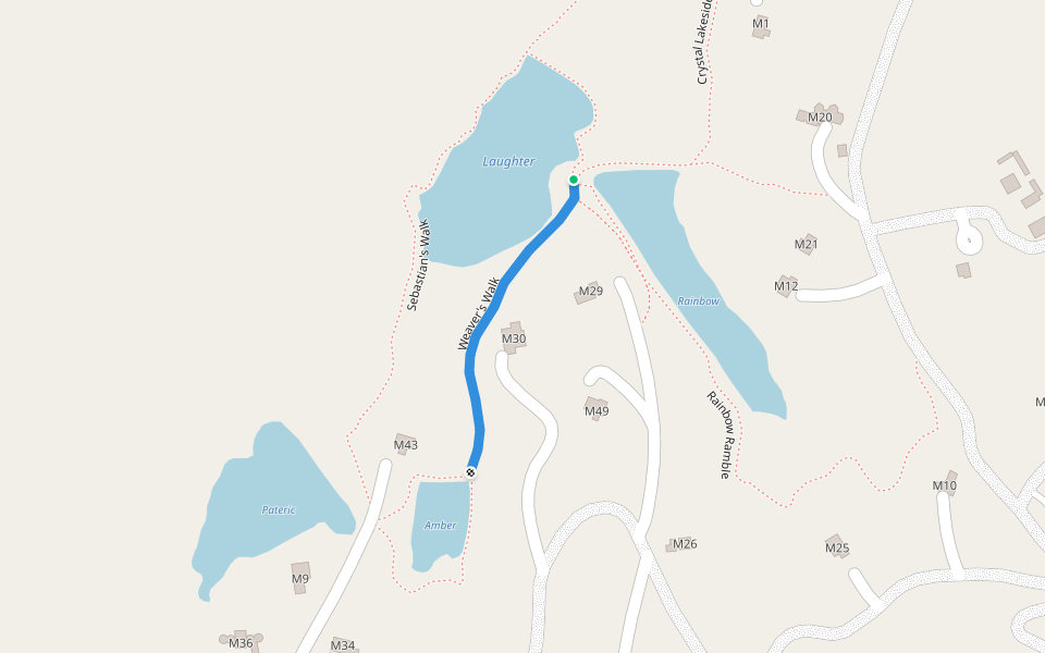 Weaver's Walk walking route map in Hylton