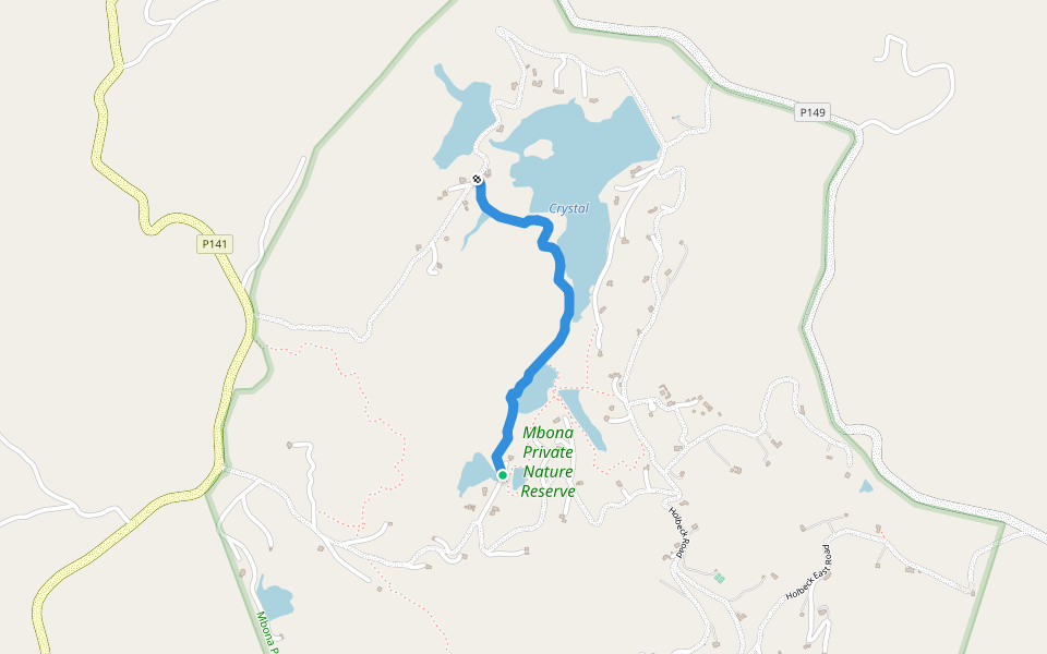 Sebastian's Walk walking route map in Hylton