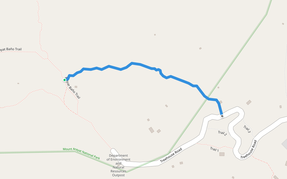 Gulut Back2Christ Compound walking route map in Arayat