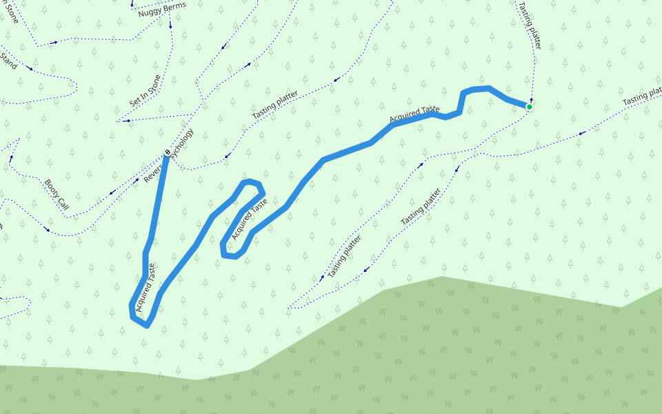 Acquired Taste walking route map in Muriwai