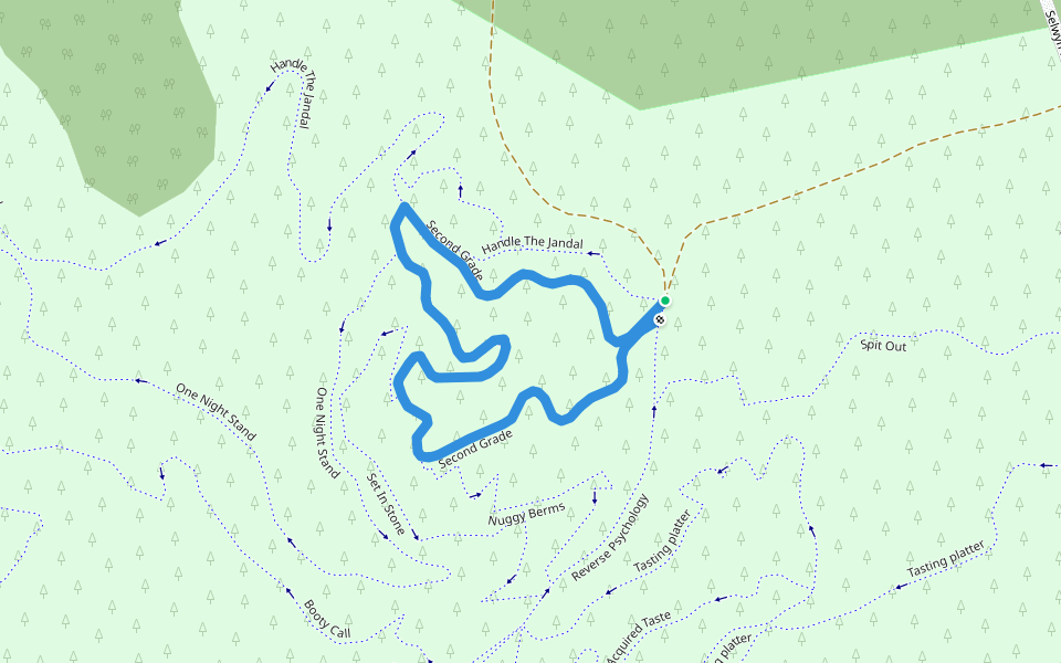 Second Grade walking route map in Muriwai